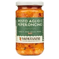 Pesto mit Knoblauch und scharfe Paprika MONTANINI