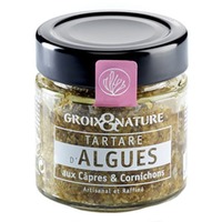Algen-Tartar mit Kapern und Gewürzgurke