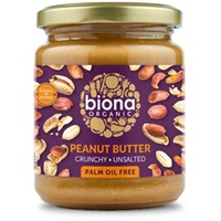 Erdnussbutter, crunchy, ungesalzen, BIO