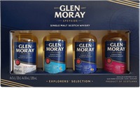 Glen Moray Mini Tasting-Set 40% 4 X 5Cl NV 1 L Flasche