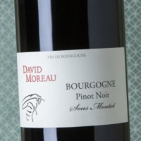 David Moreau Bourgogne Pinot Noir Sous Montot