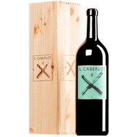 "Il Caberlot" Rosso IGT Doppel-MAGNUM Original-Holzkiste