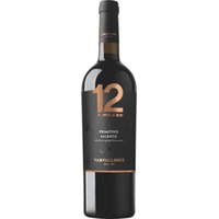 12 e mezzo Primitivo, Primitivo del Salento IGP, Apulien, 2023, Rotwein