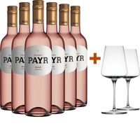 ÖTW Rosé-Paket + 2 GRATIS Weingläser von UNO Glassworks BIO - Weingut Payr