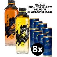 YUZILLA Orange vs Yellow Bundle inkl. 8x Windspiel Tonic Water