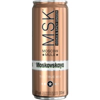 MSK by Moskovskaya Moscow Mule Vodka & Spicy Ginger 10,0% Vol., 0,33 Liter Dose