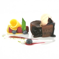Schokoladensoufflé mit flüssigem Kern aus belgischer Schokolade (2 x 110 g)